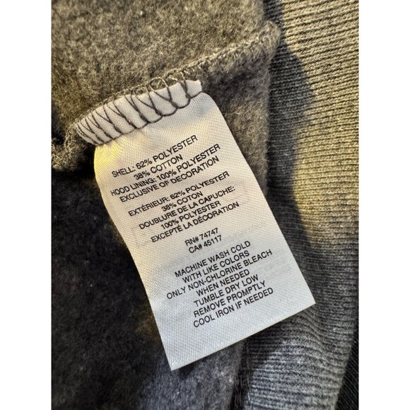 Cabelas Game Day Logo Hoodie Size XL Gray Pullover Long Sleeve Pockets NWT $40 - Picture 6 of 11